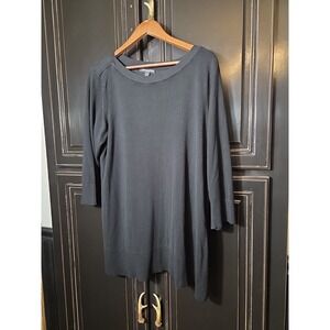 Cabie And Gauge 1X LS Pullover, Black, Classic, Long